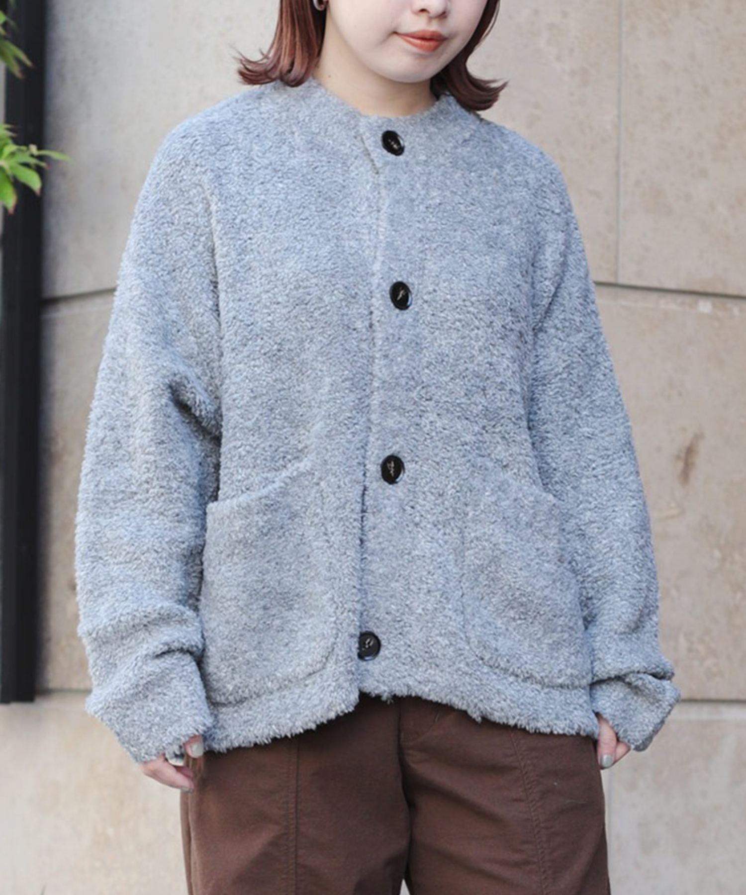 ビジュー刺繍ブルゾン　フラミンゴ ビジュー刺繍ブルゾン フラミンゴ