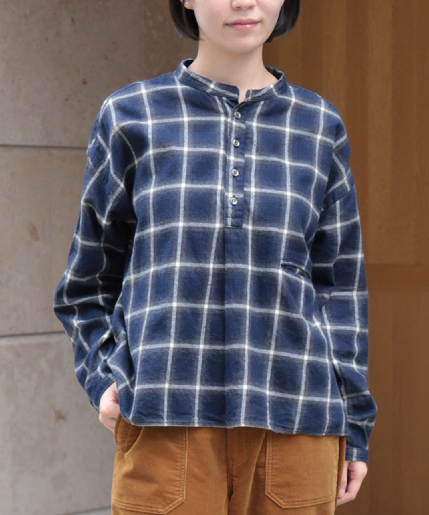 ARMANI JEANSインディゴネイビー /ドットパターン柄 コットンシャツ ARMANI JEANSインディゴネイビー /ドットパターン柄 コットン