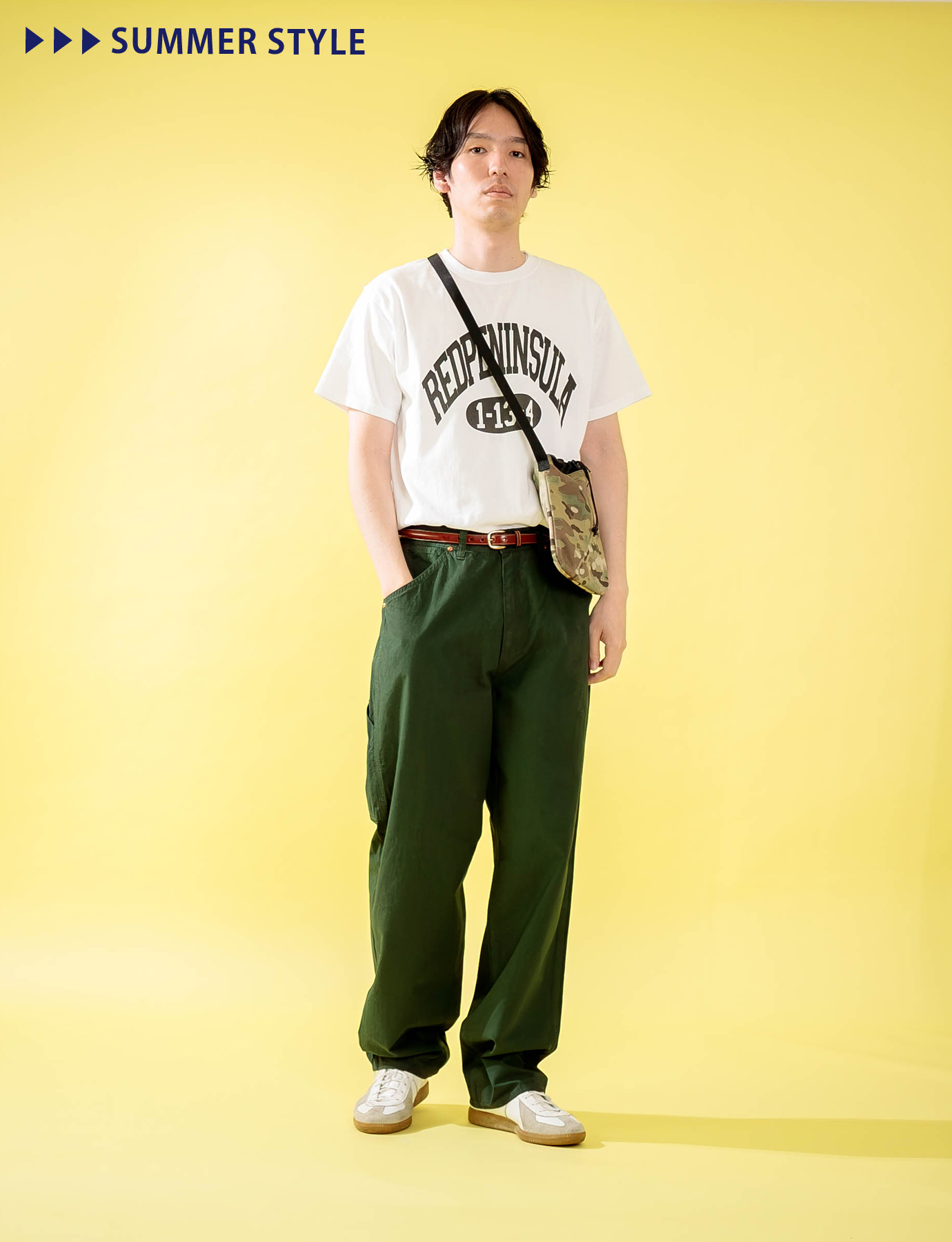 ルースCafe Domingo Tシャツ パンツ Sベージュ カーキ ルースCafe Domingo Tシャツ パンツ Sベージュ カーキ